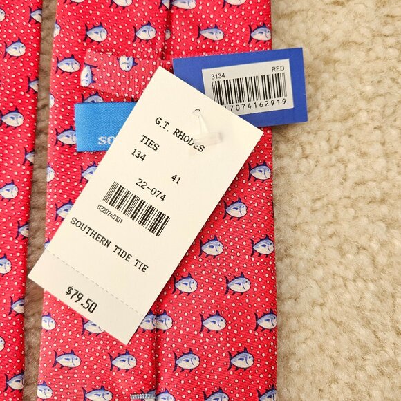 NWT Southern Tide Tuna Tie - Picture 5 of 5